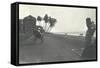 Judy Smith on a Rickshaw Near Galle Face Hotel, Colombo, Ceylon, 1912-English Photographer-Framed Stretched Canvas