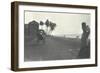 Judy Smith on a Rickshaw Near Galle Face Hotel, Colombo, Ceylon, 1912-English Photographer-Framed Photographic Print