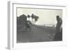 Judy Smith on a Rickshaw Near Galle Face Hotel, Colombo, Ceylon, 1912-English Photographer-Framed Photographic Print