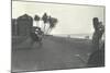 Judy Smith on a Rickshaw Near Galle Face Hotel, Colombo, Ceylon, 1912-English Photographer-Mounted Photographic Print