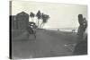 Judy Smith on a Rickshaw Near Galle Face Hotel, Colombo, Ceylon, 1912-English Photographer-Stretched Canvas