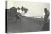 Judy Smith on a Rickshaw Near Galle Face Hotel, Colombo, Ceylon, 1912-English Photographer-Stretched Canvas