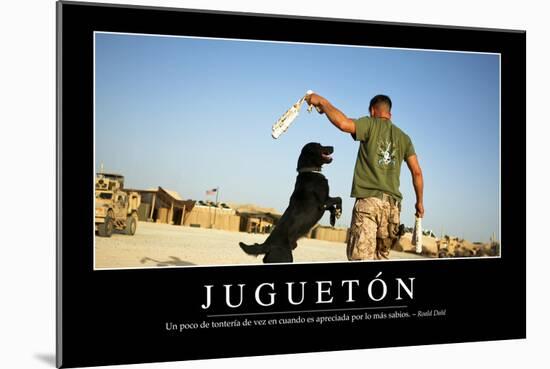 Juego. Cita Inspiradora Y Póster Motivacional-null-Mounted Photographic Print