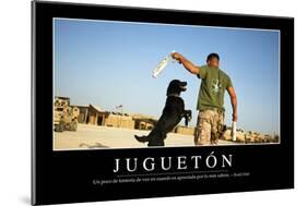 Juego. Cita Inspiradora Y Póster Motivacional-null-Mounted Photographic Print