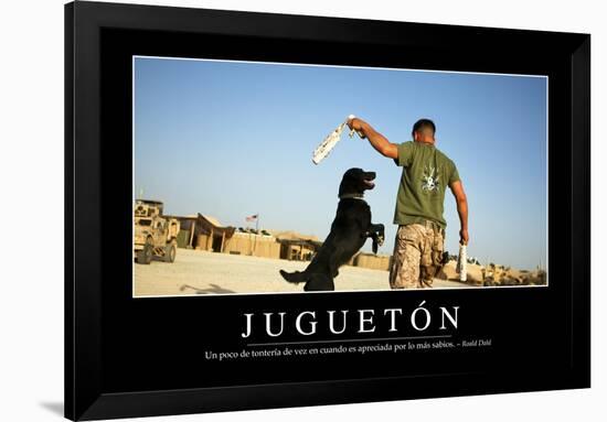 Juego. Cita Inspiradora Y Póster Motivacional-null-Framed Photographic Print