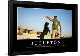 Juego. Cita Inspiradora Y Póster Motivacional-null-Framed Photographic Print