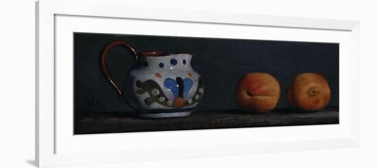 Jug and Nectarines, 2009-James Gillick-Framed Giclee Print