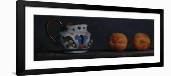 Jug and Nectarines, 2009-James Gillick-Framed Premium Giclee Print