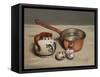 Jug, Copper Pan and Quail Eggs, 2009-James Gillick-Framed Stretched Canvas