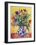 Jug of Spring Flowers on a Yellow Ground-Ann Oram-Framed Giclee Print