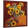 Jug Of Sunflowers-Edward Noott-Framed Art Print