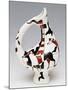 Jug-Shaped Vase, Polychrome Ceramic Decorated with Horse and Rider, Italy-null-Mounted Giclee Print