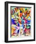 jug with flowers,2017-Alex Caminker-Framed Premium Giclee Print