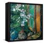 Jug with Flowers-Olga Vladimirovna Rozanova-Framed Stretched Canvas