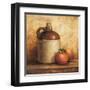 Jug with Peaches-Peggy Thatch Sibley-Framed Art Print