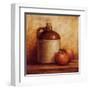 Jug with Peaches-Peggy Thatch Sibley-Framed Art Print