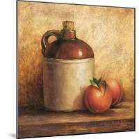 Jug with Peaches-unknown Sibley-Mounted Art Print