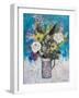 Jug with White Roses and Other Flowers-Ann Oram-Framed Giclee Print