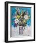 Jug with White Roses and Other Flowers-Ann Oram-Framed Giclee Print