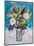 Jug with White Roses and Other Flowers-Ann Oram-Mounted Giclee Print