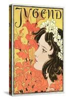 Jugend Flower Girl-null-Stretched Canvas