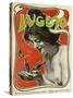 Jugend Front Cover, Naked Woman Feeding Birds-null-Stretched Canvas