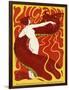 Jugend Front Cover, Naked Woman with Dragon-null-Framed Photographic Print