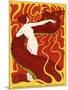 Jugend Front Cover, Naked Woman with Dragon-null-Mounted Photographic Print