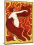 Jugend Front Cover, Naked Woman with Dragon-null-Mounted Photographic Print