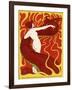 Jugend Front Cover, Naked Woman with Dragon-null-Framed Photographic Print