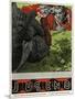 Jugend Front Cover, Two Soldiers with Poultry-null-Mounted Art Print