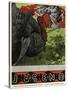 Jugend Front Cover, Two Soldiers with Poultry-null-Stretched Canvas