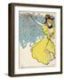 Jugend Front Cover, Woman in a Yellow Dress-null-Framed Art Print