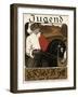 Jugend Front Cover, Young Man on a Donkey-null-Framed Art Print