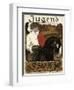 Jugend Front Cover, Young Man on a Donkey-null-Framed Art Print