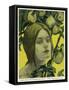 Jugend Front Cover, Young Woman with Apple Tree-Julie Wolfthorn-Framed Stretched Canvas