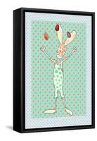Juggler Bunny-Effie Zafiropoulou-Framed Stretched Canvas