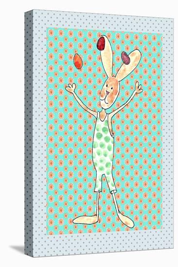 Juggler Bunny-Effie Zafiropoulou-Stretched Canvas