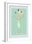 Juggler Bunny-Effie Zafiropoulou-Framed Giclee Print