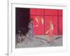 Jugglers at the Beaubourg, 1975-David Alan Redpath Michie-Framed Giclee Print