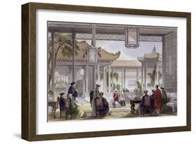 Jugglers Court Mandarin's Palace-Thomas Allom-Framed Art Print