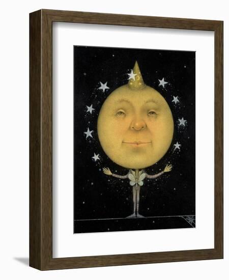 Juggling Full Moon-Wayne Anderson-Framed Premium Giclee Print
