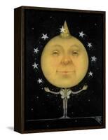 Juggling Full Moon-Wayne Anderson-Framed Stretched Canvas