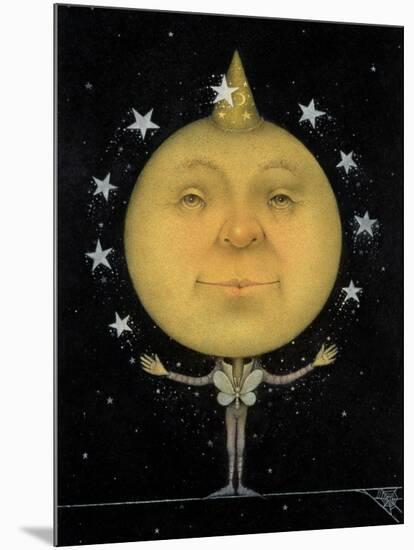 Juggling Full Moon-Wayne Anderson-Mounted Giclee Print