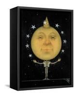 Juggling Full Moon-Wayne Anderson-Framed Stretched Canvas