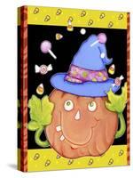 Juggling Pumpkin-Valarie Wade-Stretched Canvas