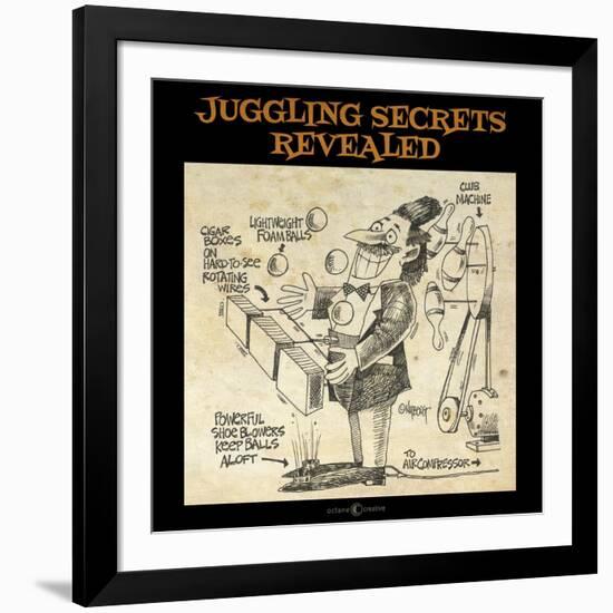 Juggling Secrets-Tim Nyberg-Framed Giclee Print