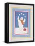 Juggling Snowman-Lavinia Hamer-Framed Stretched Canvas