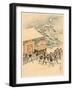 Juichidanme - Act Eleven of the Chushingura - Breaking Down the Entrance Between 1800 and 1850-null-Framed Giclee Print