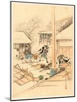 Juichidanme - Act Eleven of the Chushingura - Discover Kira's Hiding Place-null-Mounted Giclee Print